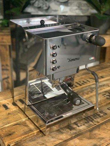 BRUGNETTI SIMONA 1 GROUP STAINLESS STEEL BRAND NEW ESPRESSO COFFEE MACHINE HOME - Picture 10 of 12