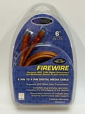 FireWire By DYNEX 6' 6 pin to 4 pin Digital Media Cable