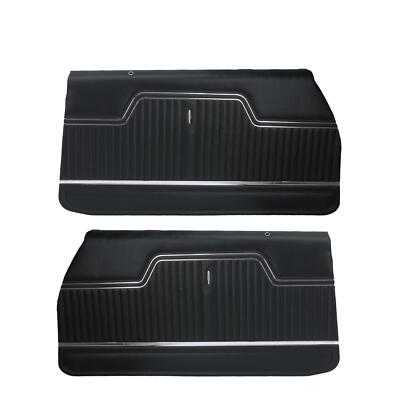 ぶるページ PUI PD240 1970-1972 Chevelle Standard Front Door Panels, Vinyl