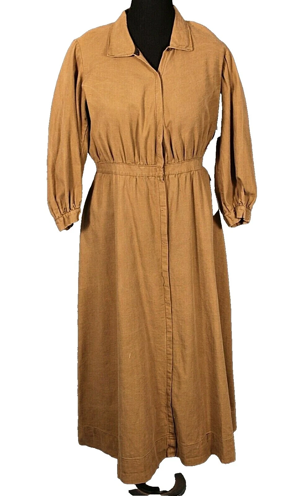 Brown Vintage Dresses 1900s Decade