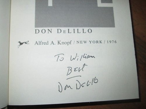 Don DeLillo RATNER'S STAR First Edition in jacket SIGNED! - Picture 3 of 3