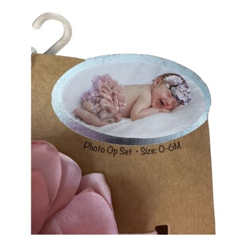 So Dorable 0-6M Diaper Cover, Head Band Photo Op Set - Picture 2 of 3
