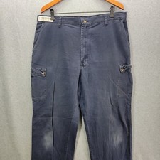 Red Kap Pants mens 40x32 Work Uniform cargo navy blue