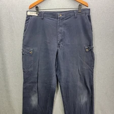 Red Kap Pants mens 40x32 Work Uniform  cargo navy blue