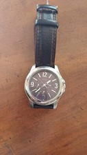 Orologio GUESS uomo cinturino Guess in pelle marrone