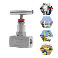 3/4'' Needle Valve 6000 PSI Stainless Steel Straight Needle Valve Hydraulic Flow