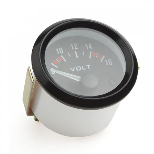 Universal 2" 52MM 12V 8-16V LED Electrical Car Voltmeter Voltage Gauge Meter - Picture 2 of 6