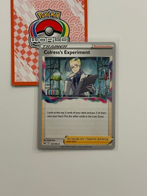 Colress s Experiment 155/196 Pokemon World Championships Variant Lost Origin E