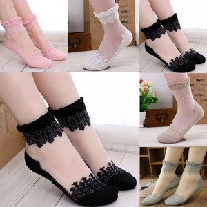 Ankle socks for women with high back