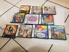 10 Cases & Manuals Only no games lot of 10 Nintendo DS AUTHENTIC a