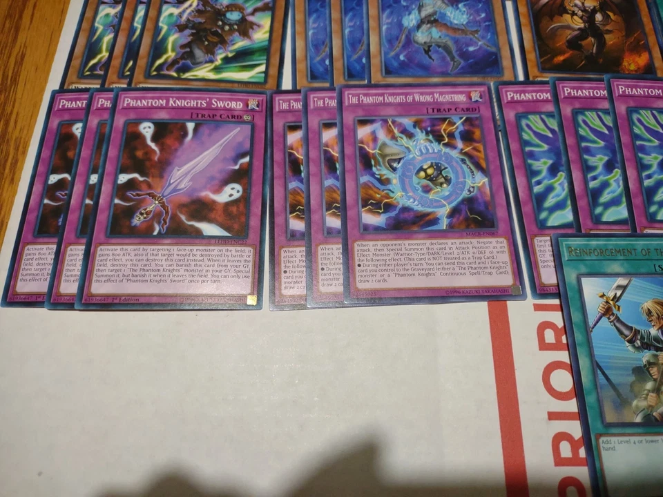 YuGiOh Cards Phantom Knights Deck Core Dante Traveler, Burning Abyss, Trap Spell - Image 4 of 4