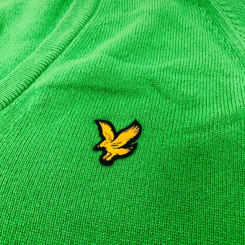 Jersey LYLE & SCOTT Vintage Verde 100% Lana Tejido Pecho Pequeño 36" - Imagen 2 de 7
