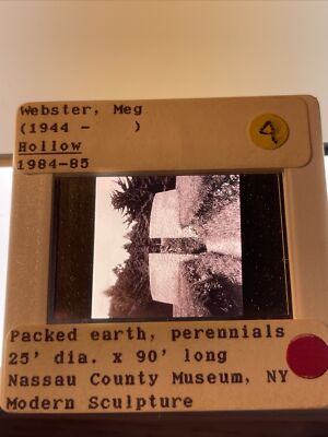Meg Webster  Hollow'' Modern American Land Art 35mm Slide