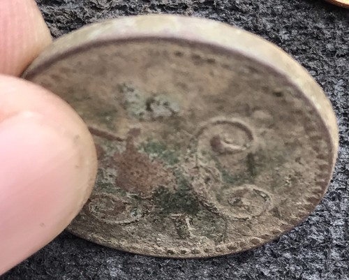 1 Kopek 1847 OLD RUSSIAN COIN. ORIGINAL 1 Копейка Серебром. Nikolay I 1826-55 - Picture 3 of 3