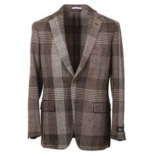 Belvest Soft-Constructed Multi Patterned Tweed Wool Sport Coat 40R Eu50 