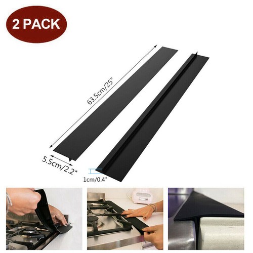 2X Silicone Kitchen Seals Gap Filler Stove Counter Gap Cover fits Cooker Worktop - Picture 23 of 24