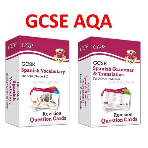GCSE AQA Spanish Grammar & Vocabulary Revision Question Card Years 10-11 KS4 CGP - Picture 1 of 12