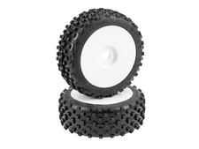 Pneumatico SP Racing STAR PIN 1:8 Buggy ruota completa Super Soft AKA SP08210