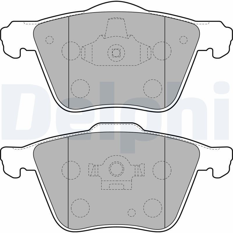 Plaquettes de frein Volvo XC90 I et XC70 II D5 AWD pour étrier de frein d'origine