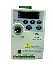 DELTA VFD004L21A INVERTER AC VARIABLE FREQUENCY DRIVE 230V 0.4KW TESTED 