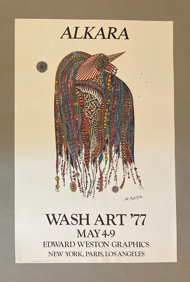Vintage Poster: Wash Art’77 Edward Weston Graphics (24x36 Inches) - Image 3 of 4