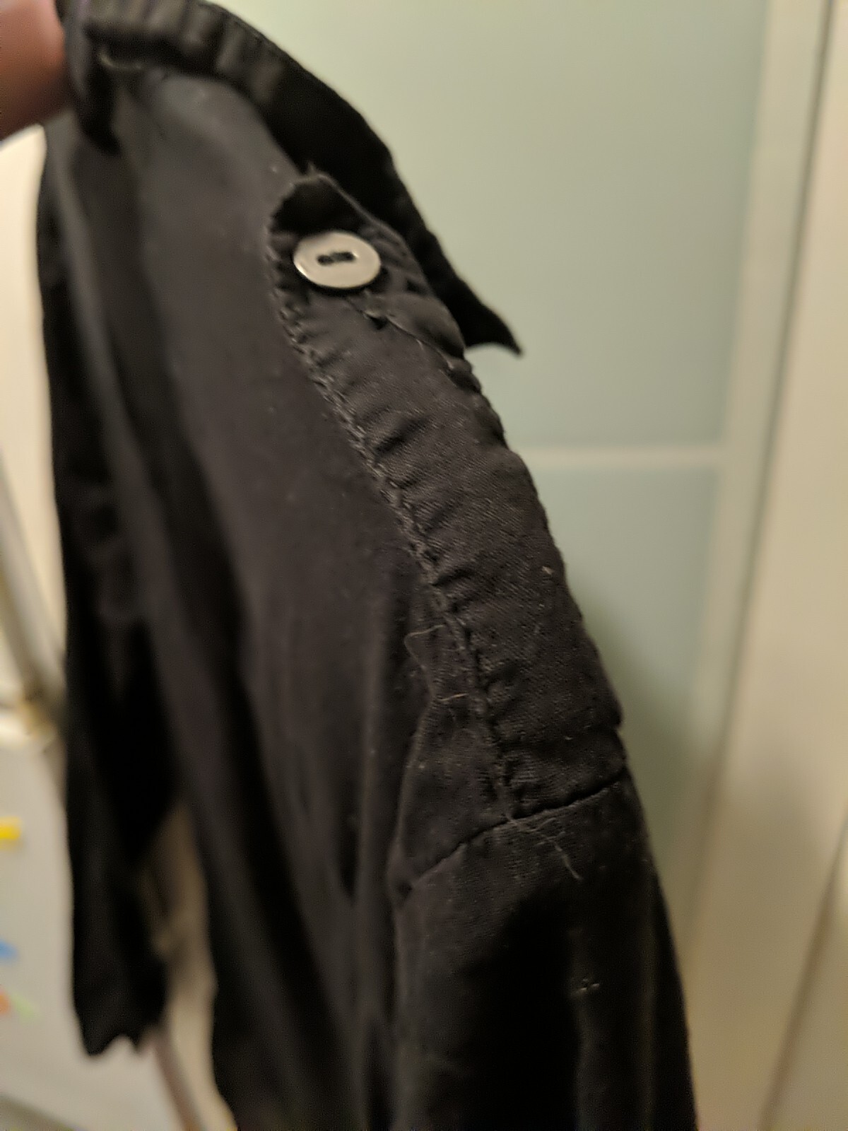 Mango Love Basic Women's Button down Safari shirt… - image 7