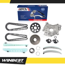 Timing Chain Kit Oil Pump Set for 2008-2014 Ford F150 E150 E250 4.6L V8 SOHC New