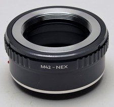 M42 Lens to Sony E adapter NEX 3 NEX 5 NEX 6 NEX 7 Camera Adapter Accessory New