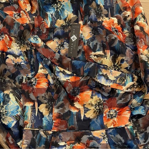 Aidan MattoxOne-Shoulder Floral Ball Gown - Picture 5 of 8