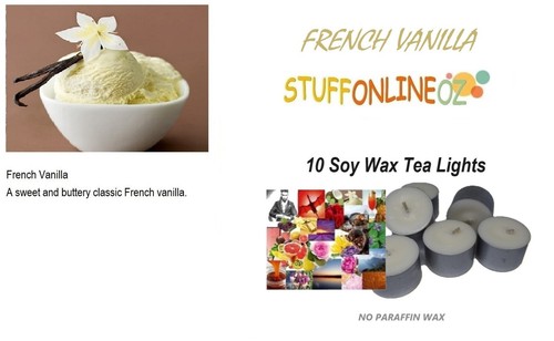 10 X 7 hour approx fragranced 464 Soy Wax Tea-Light Candles Tealight. Boxed - Picture 23 of 57