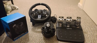 Logitech G920 Driving Force Racing Wheel Pedal Set with Shifter 