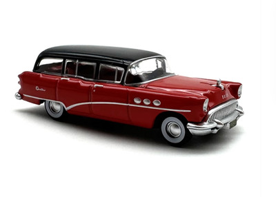 AL 1:87 Red Century Matador Wagon Classic Sports Model Diecast Collect Car