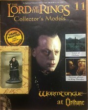 EAGLEMOSS LORD OF THE RINGS COLLECTION - ISSUE 11 WORMTONGUE AT ORTHANC