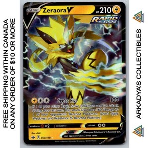 Zeraora V - 053/198 - SWSH Chilling Reign - 2021 Pokémon - NM