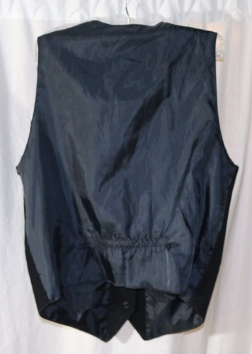 AMI Black Suede Leather Button Up Vest Women's L - Picture 2 of 3