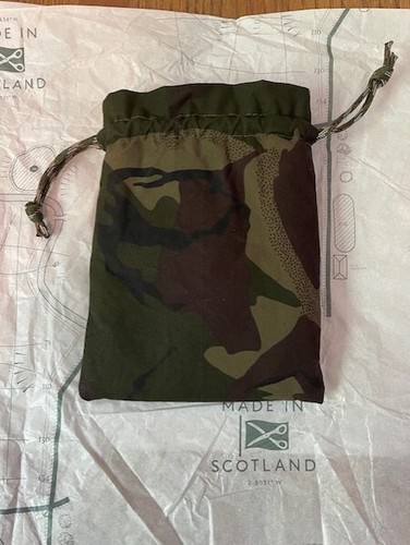 Fyfe Golf - Ltd. Edition 'The Drop Zone' P200 Waxed Camo Drawstring Pouch - Picture 2 of 5