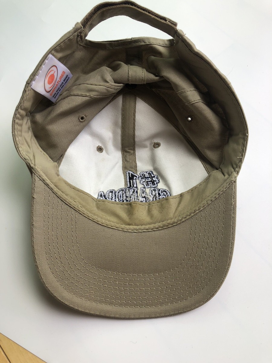 パパ 1 Grandpa Embroidered Tan Adjustable Baseball Hat Cap Dad Style | eBay