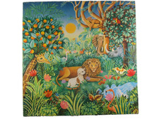 Peaceable Kingdom Puzzle Springbok 500 Pc Jungle Animal Tiger RARE COMPLETE Vtg