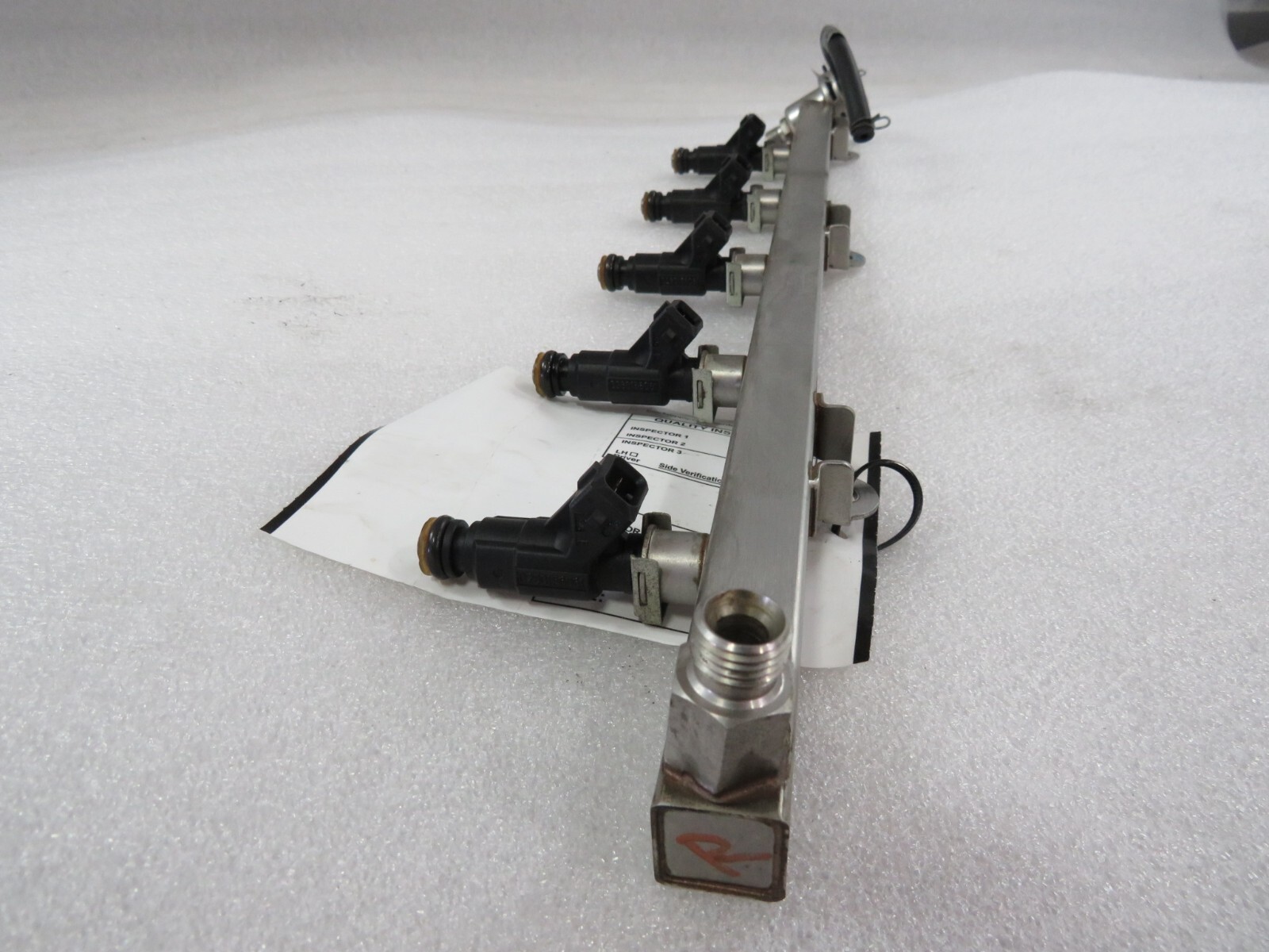 Lamborghini Gallardo, Spyder, RH, Fuel Rail, With Injectors, Used, 07L133681F