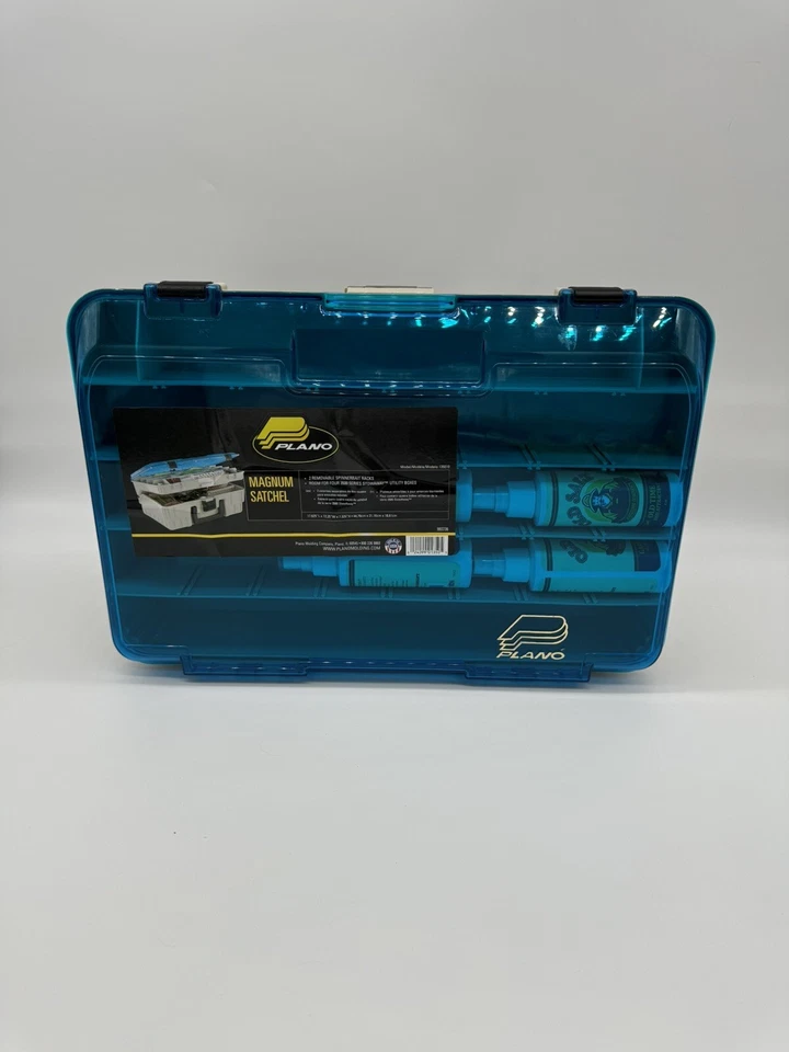 NUEVO Plano Synergy Pesca Magnum Caja de Aparejos de Dos Niveles, con 4 NUEVO Atrae Peces Foto 2 de 4