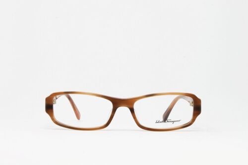 Gafas para mujer Salvatore Ferragamo SF2600 724 Honey Horn 53 mm lentes de demostración ¡NUEVAS! - Imagen 2 de 5