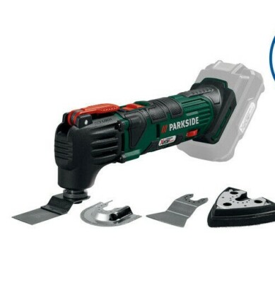Parkside CORDLESS 20V Multi-Purpose Tool with 20V 2Ah Battery Charger 