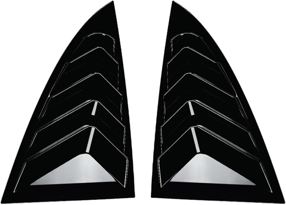 Tesla Model 3 2017-2026 Rear Side Window Cover Louver Sport Style Accessories - Image 2 of 4