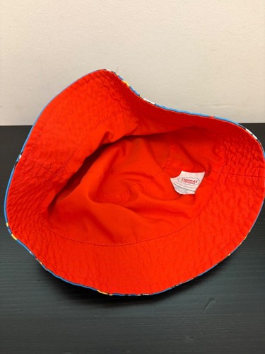 Thomas & Friends Toddler Bucket Hat Blue & Red Cartoon Train Print Beach Hat - Picture 5 of 6