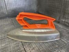 Vintage Wolverine Toy Play Iron Tin With Plastic Orange Handle
