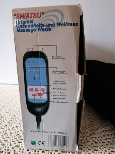 Shiatsu CY-433 Original Gesundheits und Wellness Massage Weste +OVP - Picture 10 of 11