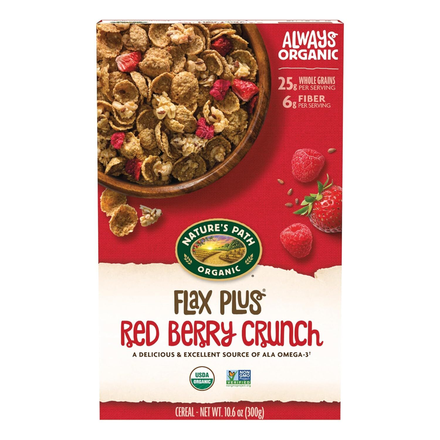 NatureS Path Органический лен плюс хлопья Red Berry Crunch 10,6 унции