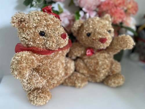 Valentines Day Dan Dee Sing Dance Pal Plush Bear Couple Sings It Takes Two 1994