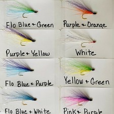 Walleye & White Bass Hand Tied Fishing Flies **PREMIUM QUALITY** Lot of 15