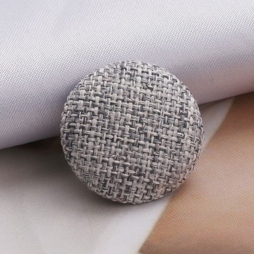 10Pcs 15-30mm Satin Fabric Covered Metal Shank Buttons For Gowns Blouses Coat - Picture 59 of 90